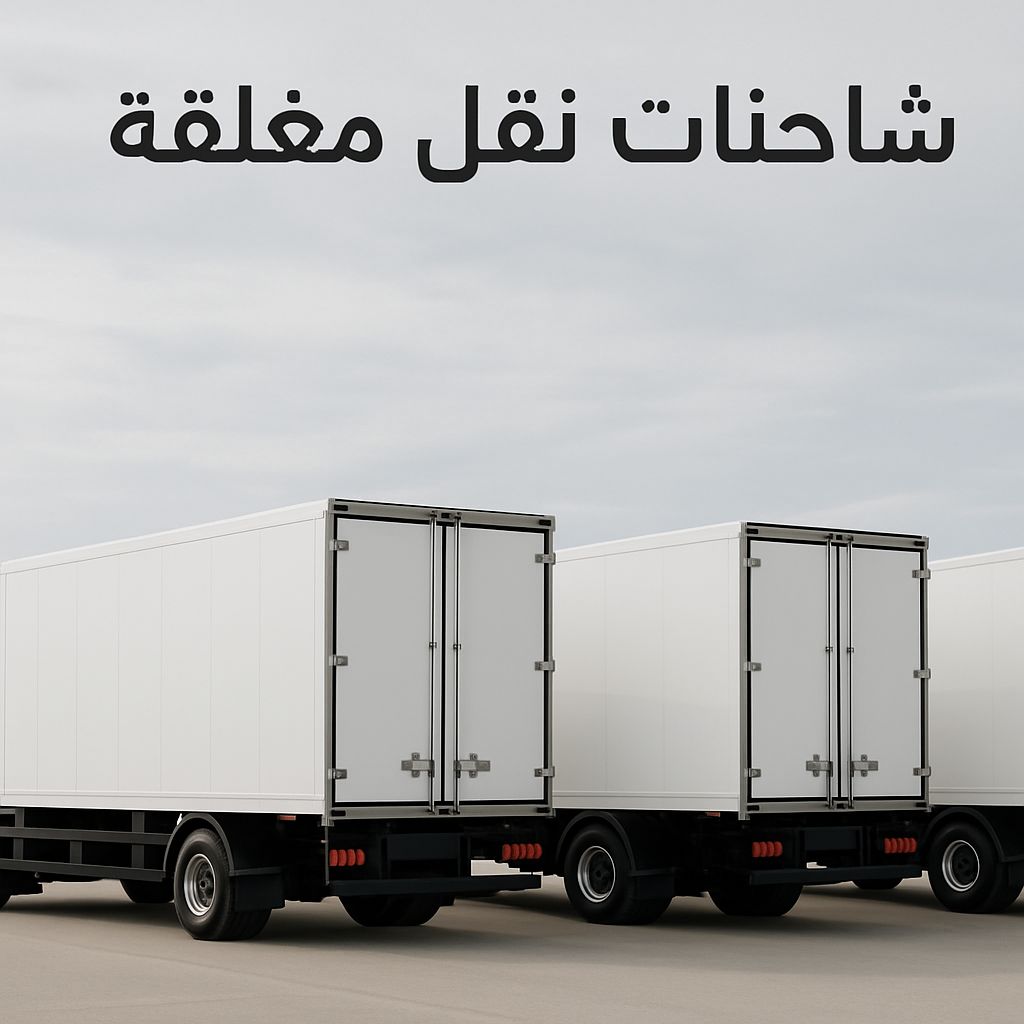 شاحنات نقل مغلقة